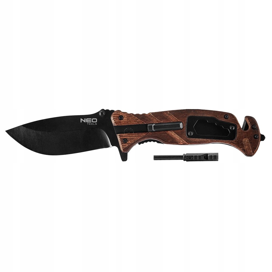 

Nóż Survivalowy Składany 22CM, 6W1 63-107 Neo