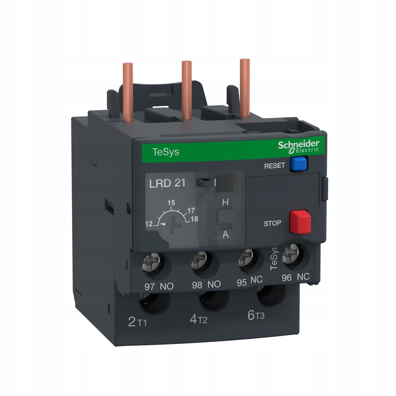 Relé přetížení 12-18A třída 10A, LRD21 Schneider Electric
