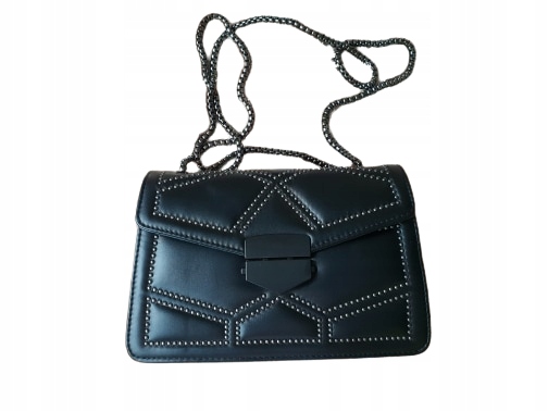 KLASYCZNA TOREBKA Z ŁAŃCUSZKIEM NA RAMIĘ ELEGANCKA