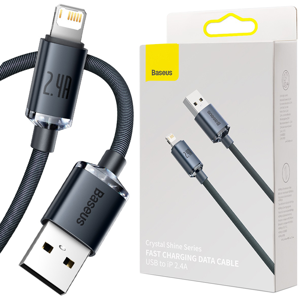 

Baseus Kabel Usb Do Iphone X Xs 12 13 Pro 2.4A