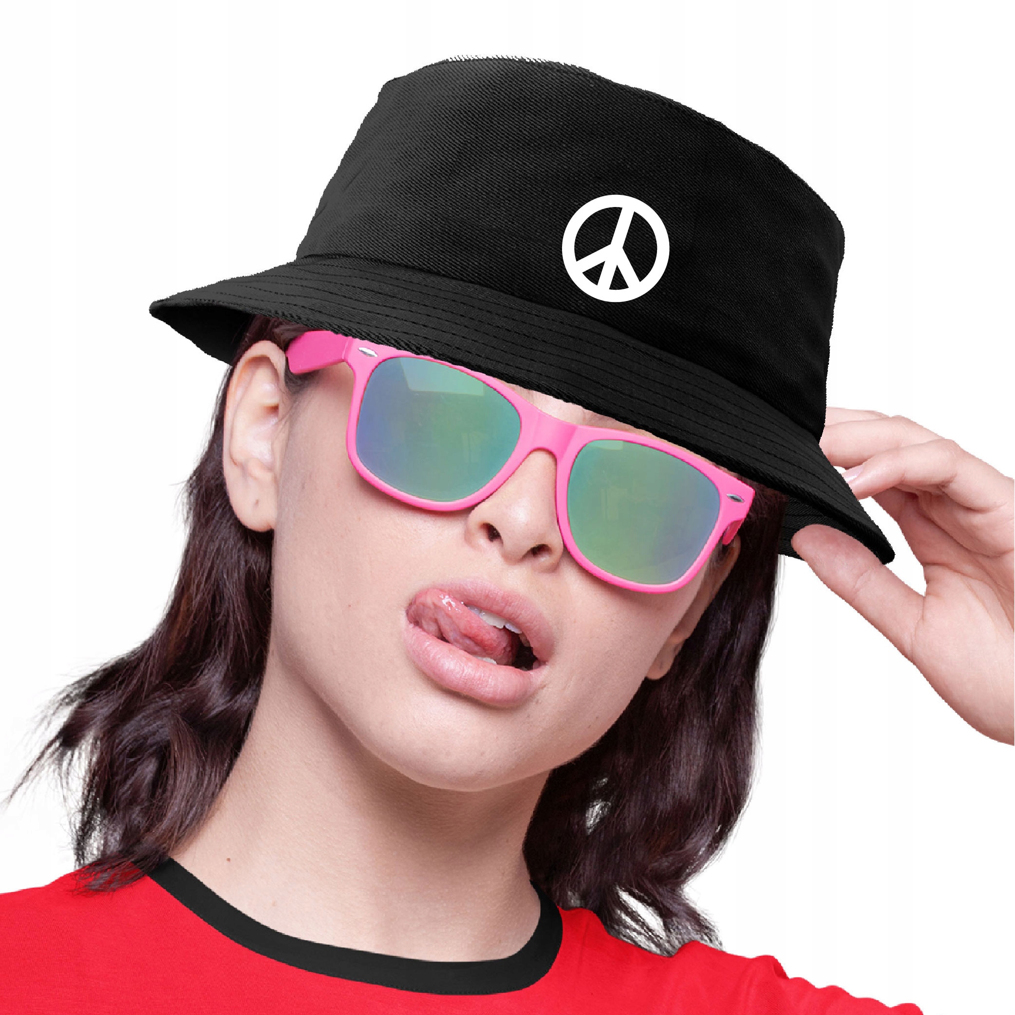 

Bucket Hat Czapka Węadkarska Rybacka Peace Pokój