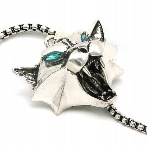 MEDALION NASZYJNIK WIEDŹMIN 3 DZIKI GON SZKOŁA KOT Rodzaj kolczyki