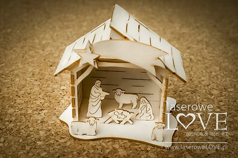 Tekturka Stajenka 3D Cinnamon Christmas