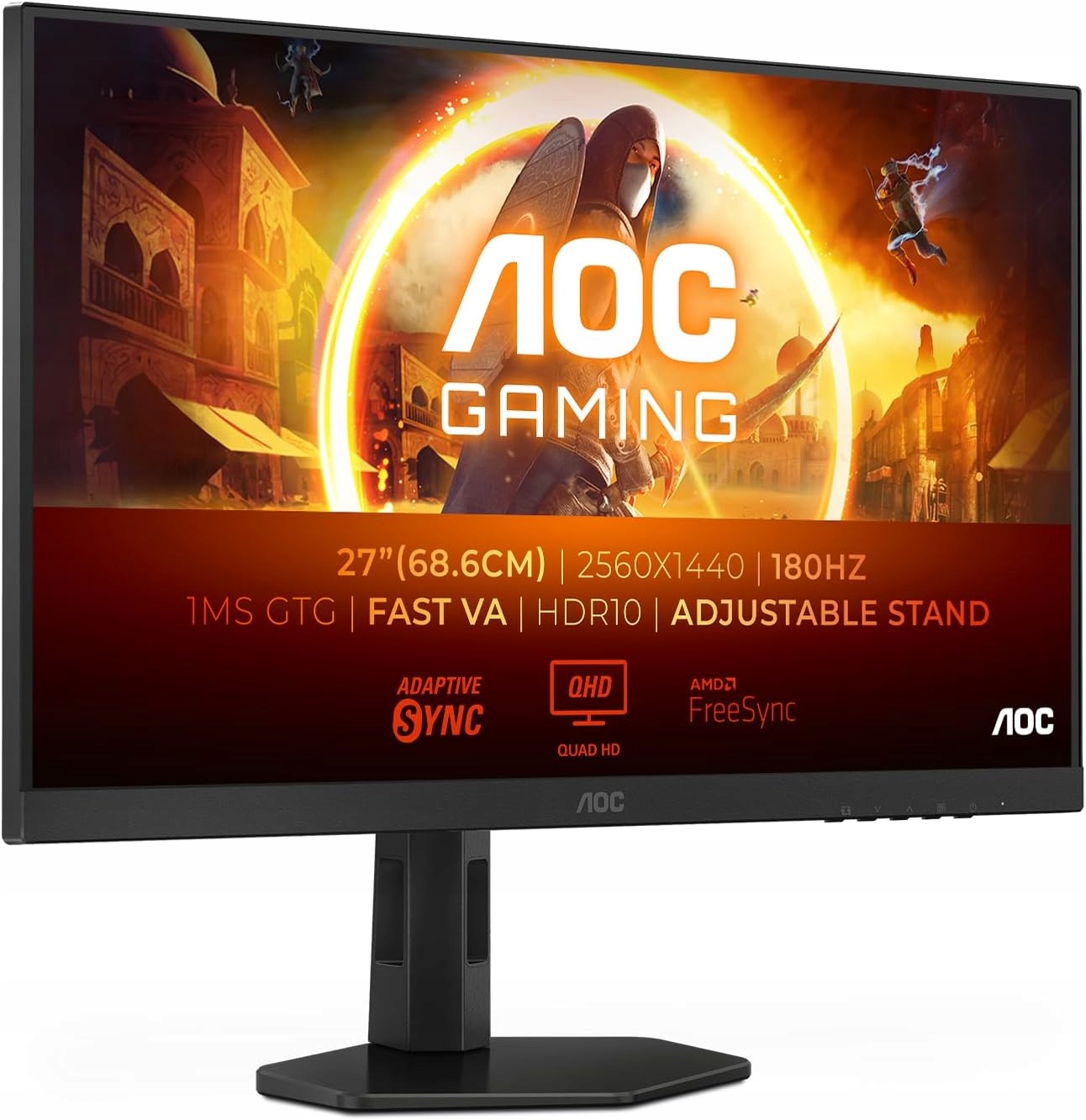 Monitor LCD Aoc Q27G4XD 27 " 2560 x 1440 px Va 180 Hz