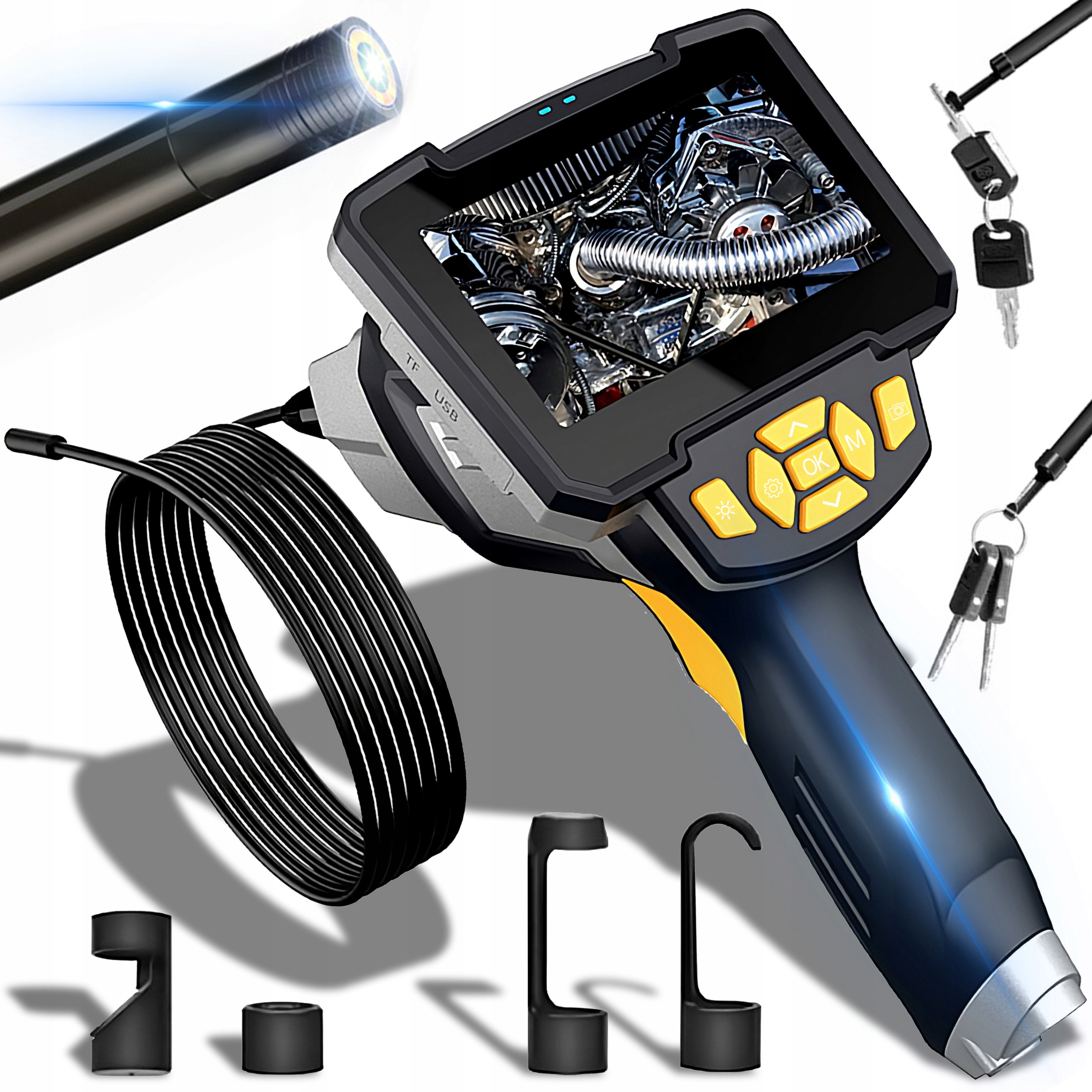 КАМЕРА ОГЛЯДУ ЕНДОСКОПА 1М 4.3 