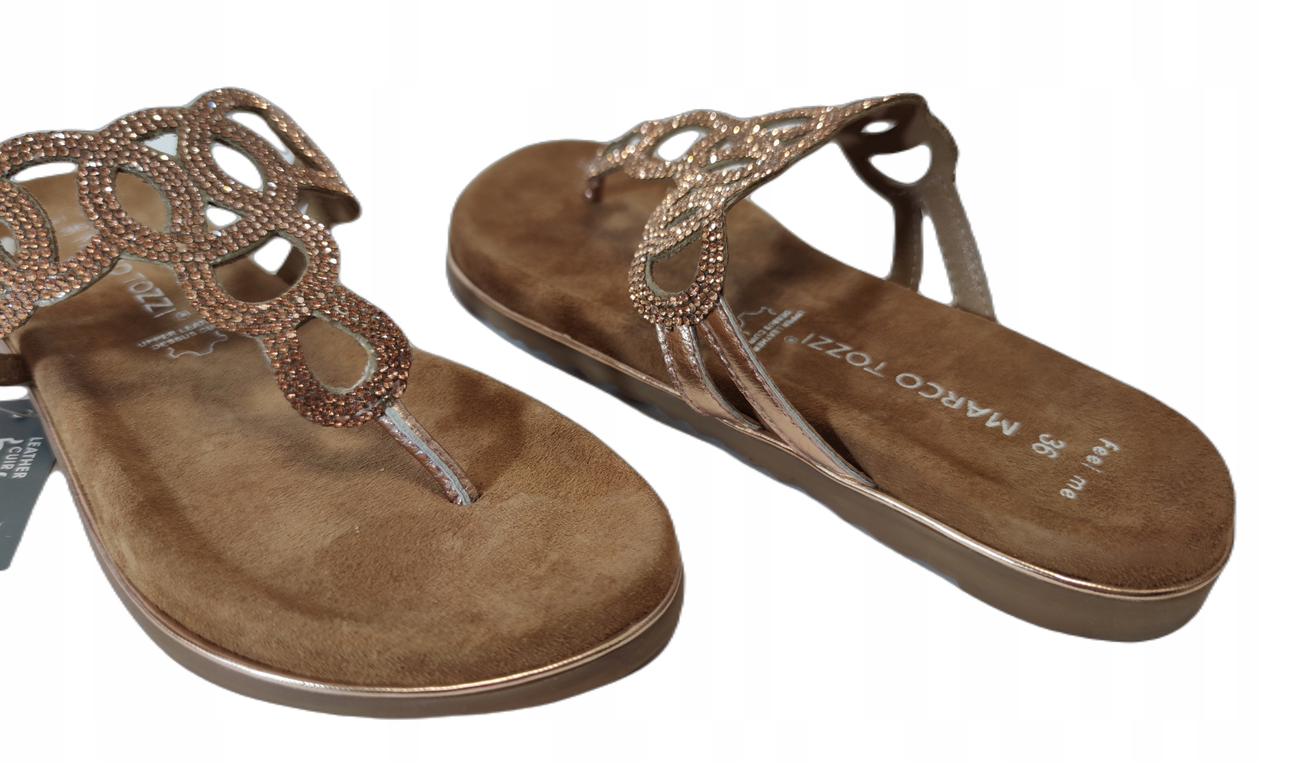 žabky Marco Tozzi 27107 Růžové Zlato r39