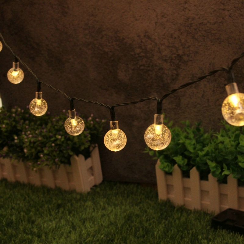 LAMPKI OGRODOWE SOLARNE GIRLANDA 50LED, 9m CIEPŁE EAN (GTIN) 5905538510081