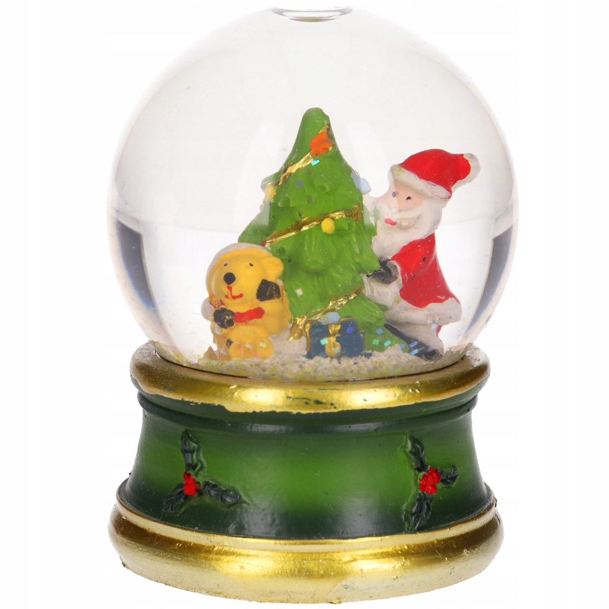 ŚNIEŻNA SZKLANA KULA ŚWIĄTECZNA MIKOŁAJ Rodzaj figurka