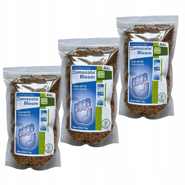 Osmocote Bloom Burza kwiatów do roślin balkonowych 15-6-18-TE 2-3m 3kg