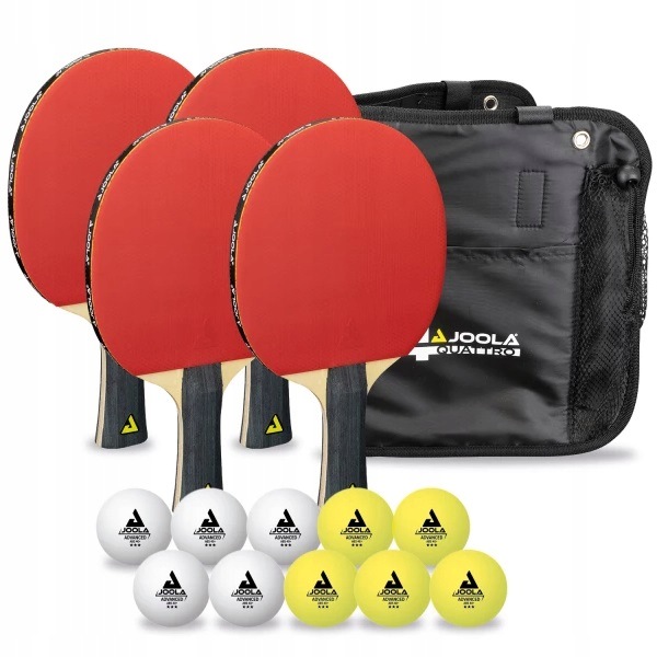 Paletky na stolní tenis Ping Ponga Joola Quattro Set 1,2 mm