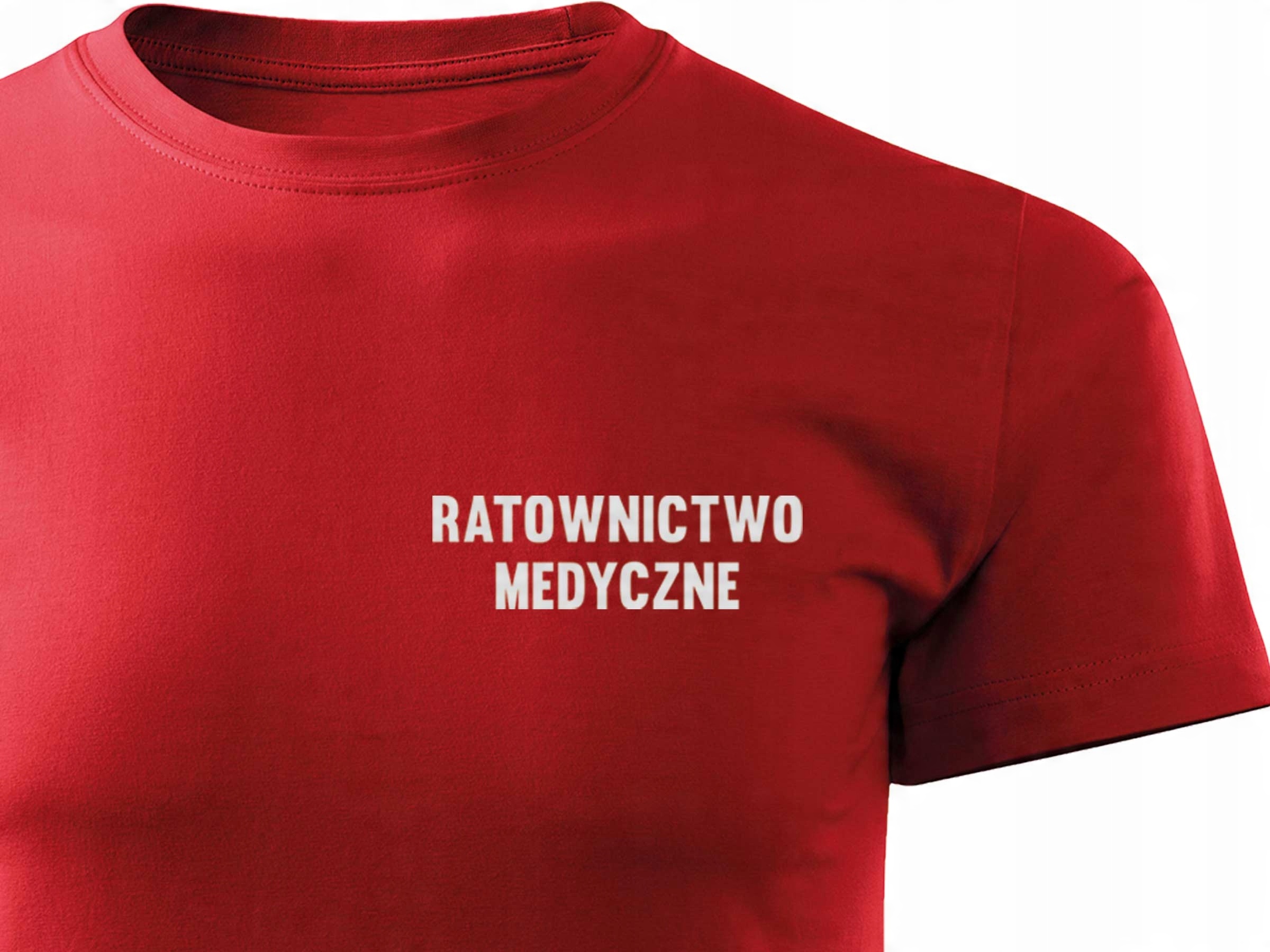 

Czerwony T-shirt Odblaskowy Ratownictwo Medyczne