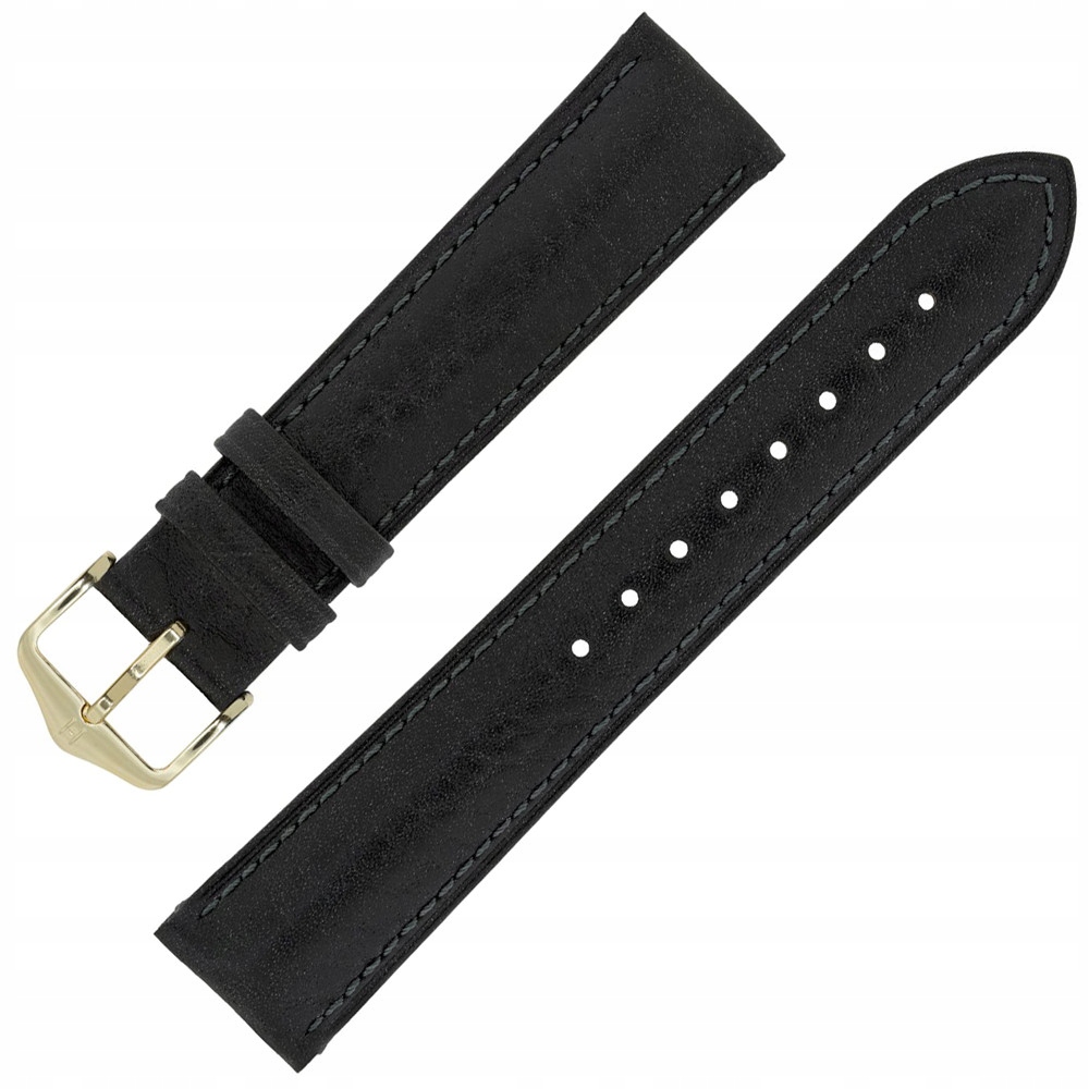 Pásek k hodinkám Hirsch 01009050-1-18 černý 18 mm