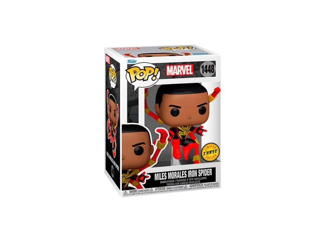Funko Pop! 1448 Marvel Spider-Man Miles Morales Iron Spider Limited Chase
