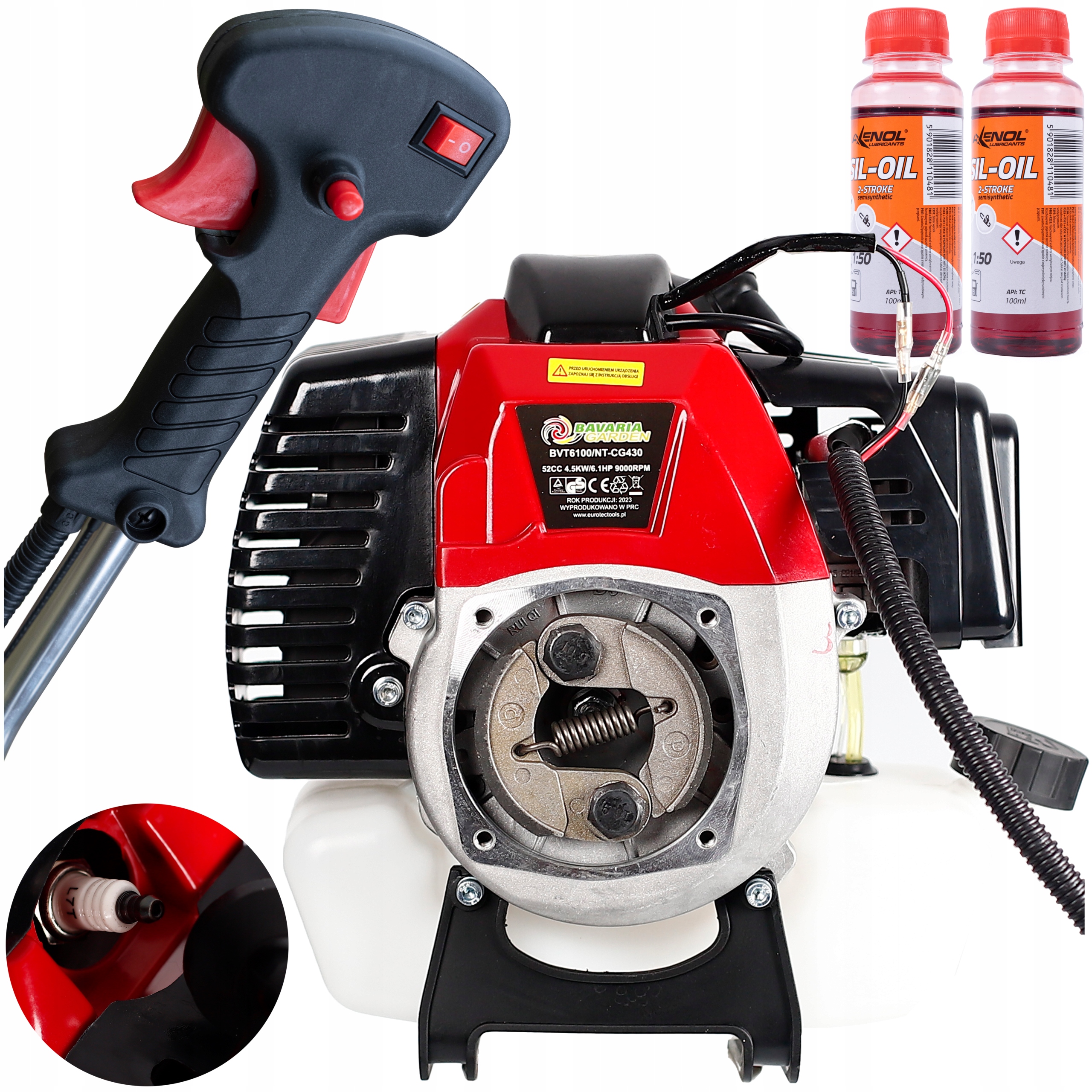 SILNIK DO KOSY SPALINOWEJ KOSA 6,1KM +OLEJ GRATIS