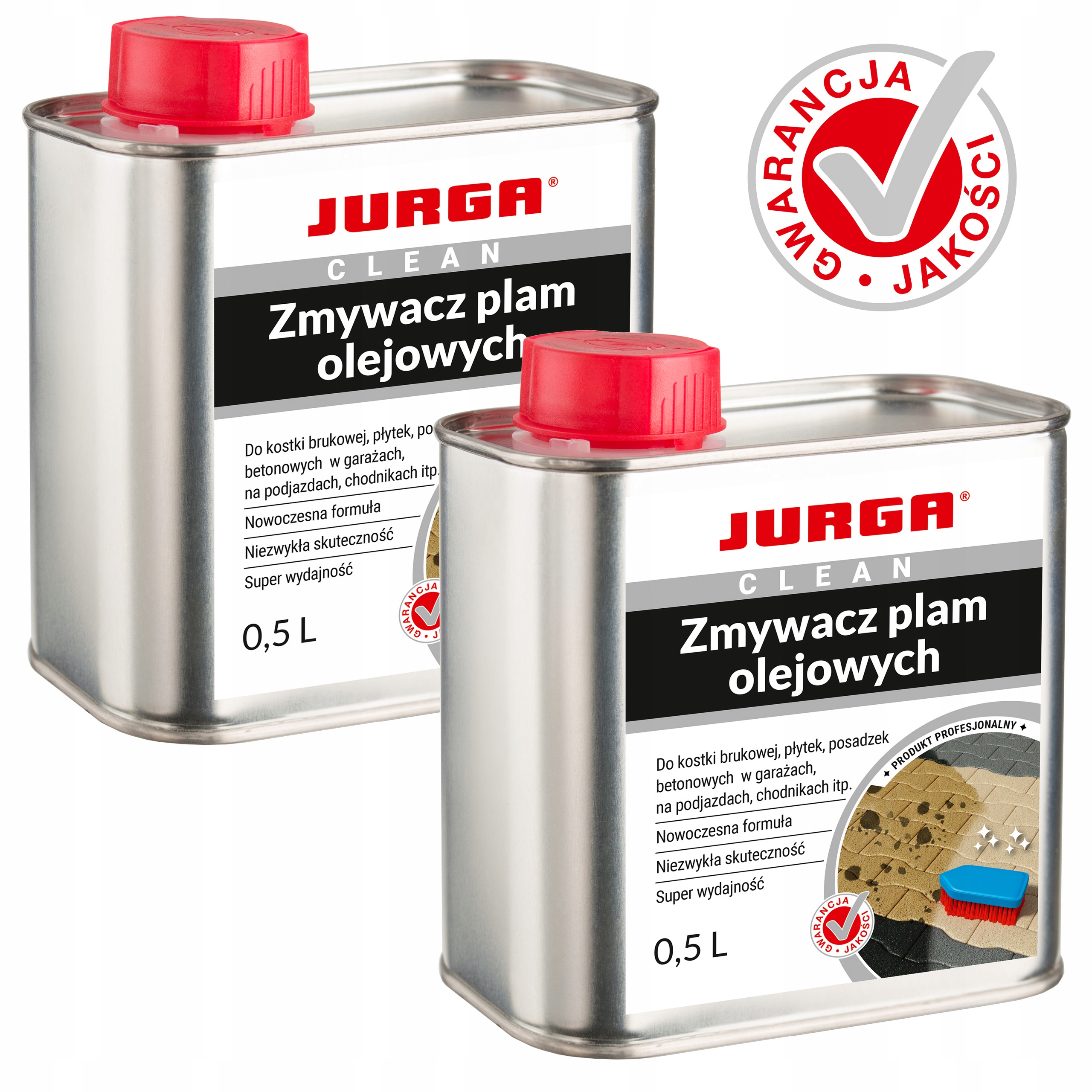 Levně Odstraňovač olejových skvrn pro obtěžující skvrny 0,5L Jurga Sada 2 kusů