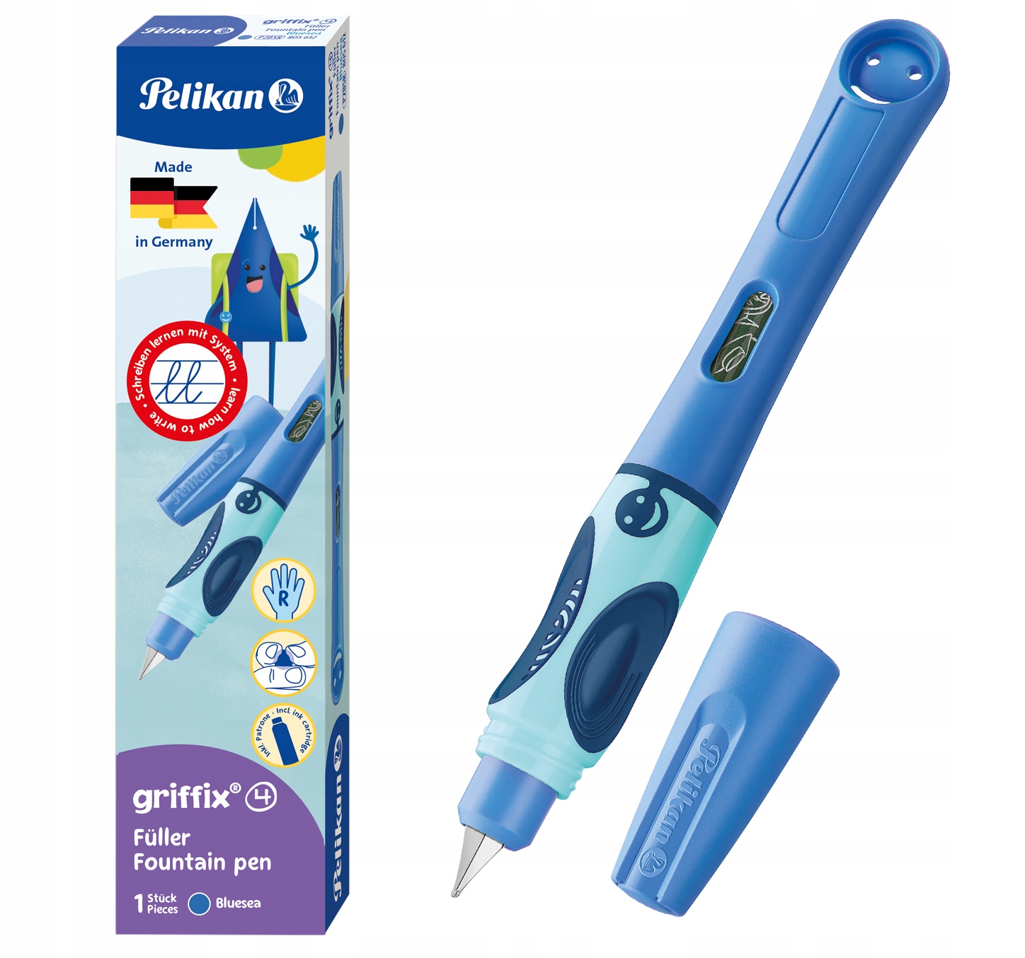 PIÓRO WYMUSZAJĄCE PRAWIDŁOWY CHWYT PELIKAN PRAWE EAN (GTIN) 4012700805614