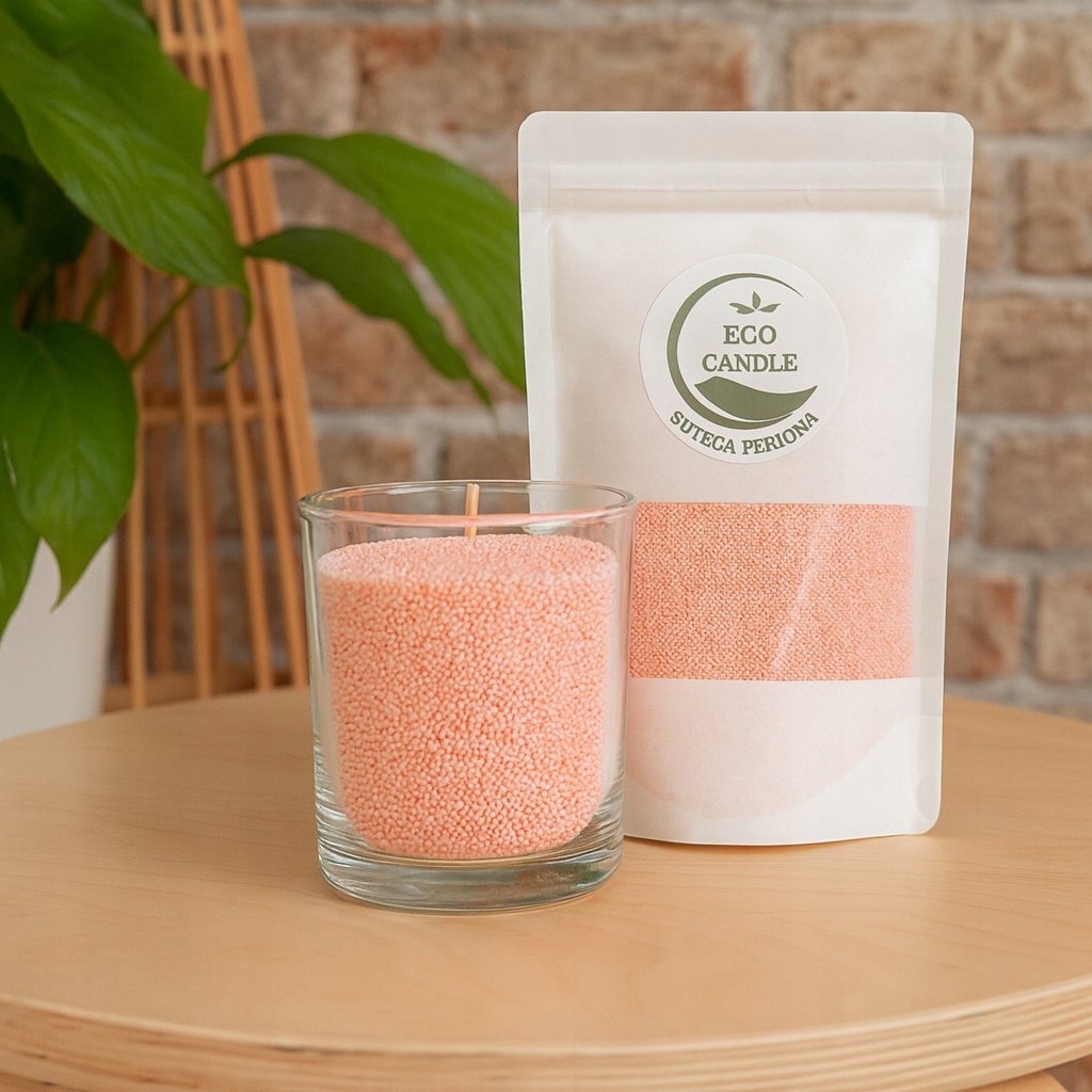 EcoCandle Perlový vosk červený 5kg