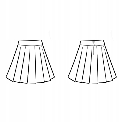 SPÓDNICA BEŻOWA MINI Z BAWEŁNY 40 1XMF Szerokość w pasie 0 cm