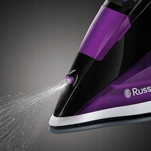 ŻELAZKO SAMOCZYSZCZĄCE Parowe Mocne Niekapiące Wyrzut Pary RUSSELL HOBBS Moc 2600 W