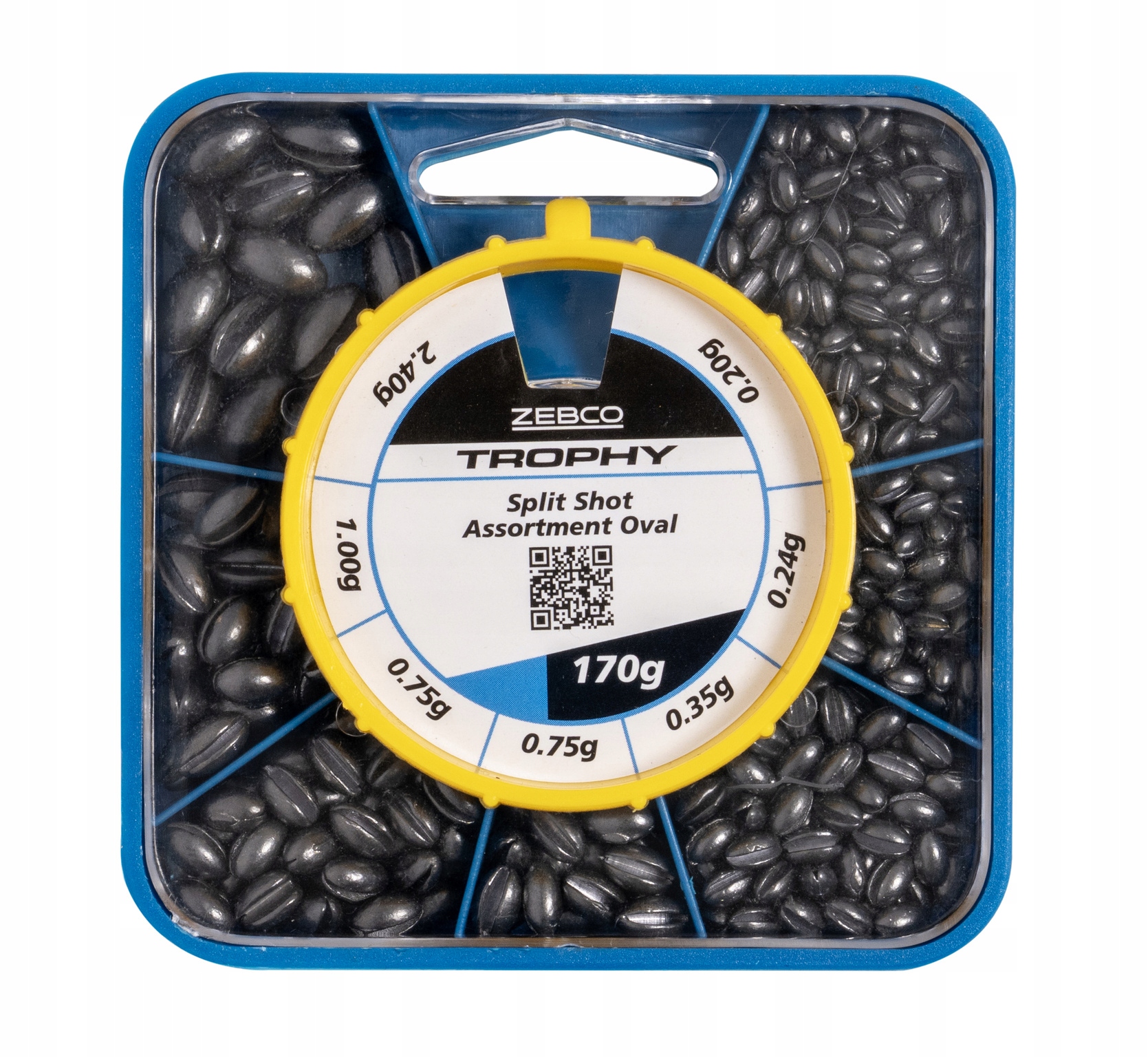 Zestaw Śrucin Zebco Trophy Oval Split 170g