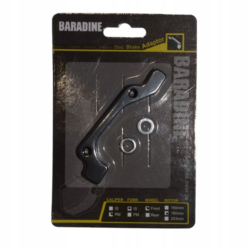 Adapter hamulca tarczowego Pm-is 180 przód Baradin