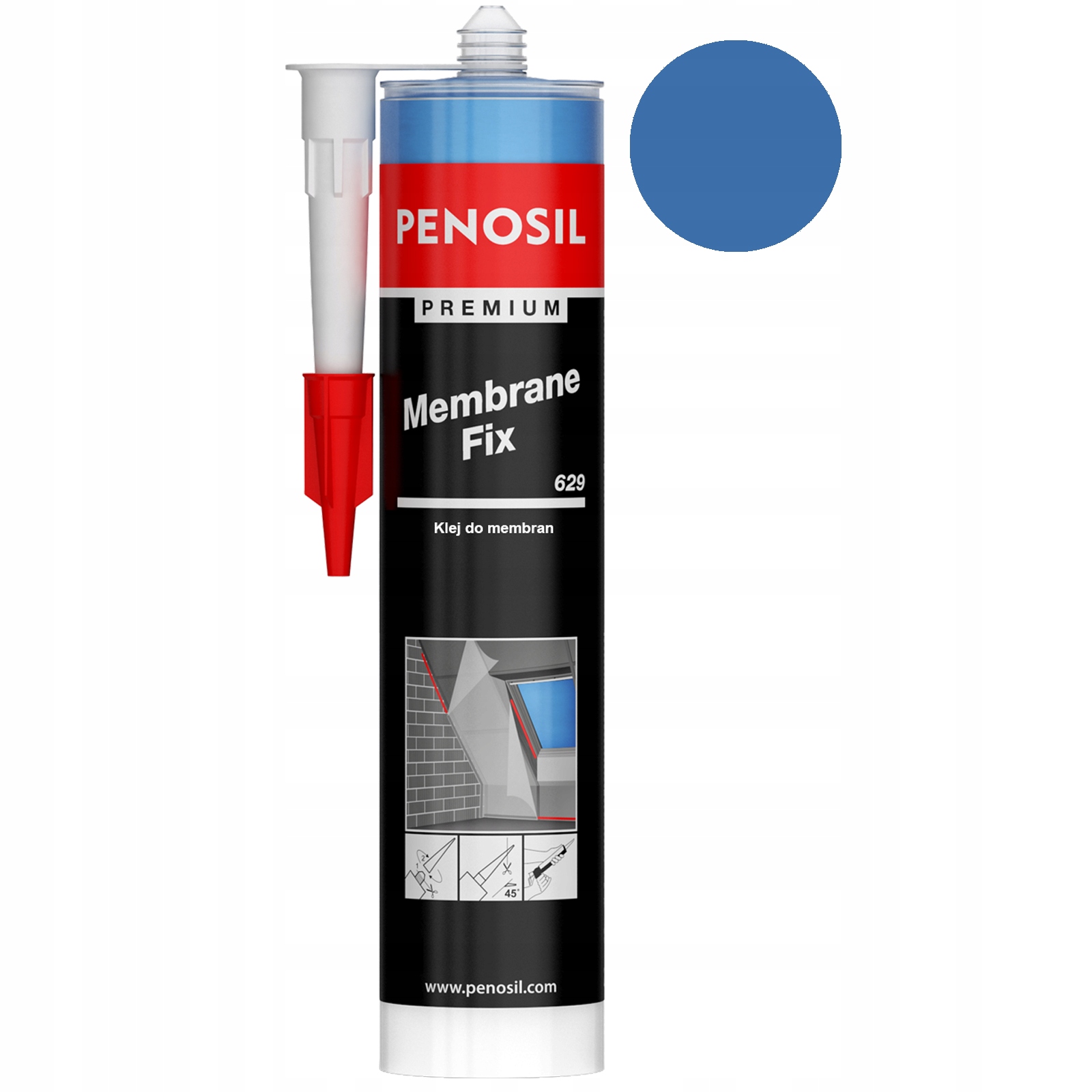 Silikon Klej do Folii Paroizolacji Membran Taśm ciepłego montażu