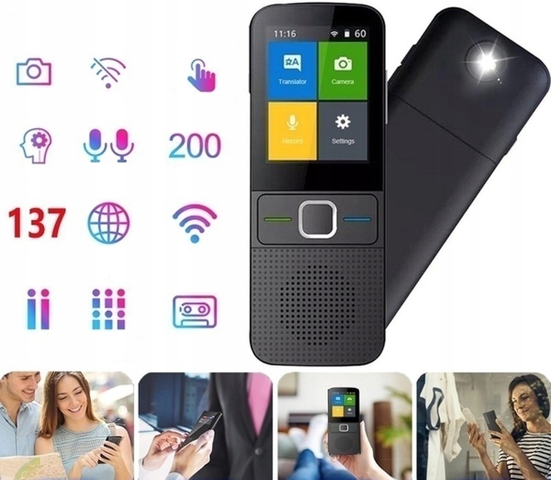 TRANSLATOR ELEKTRONICZNY TŁUMACZ MOWY NATYCHMIASTO Model T10