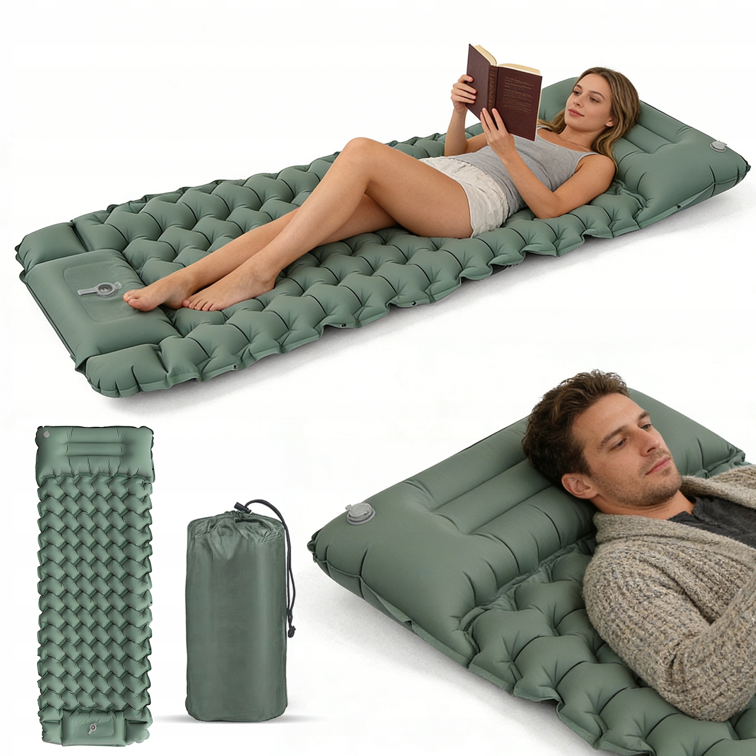 Samonafukovací Karimatka Kempingová Pro 1 Osobu Matrace 200 CM