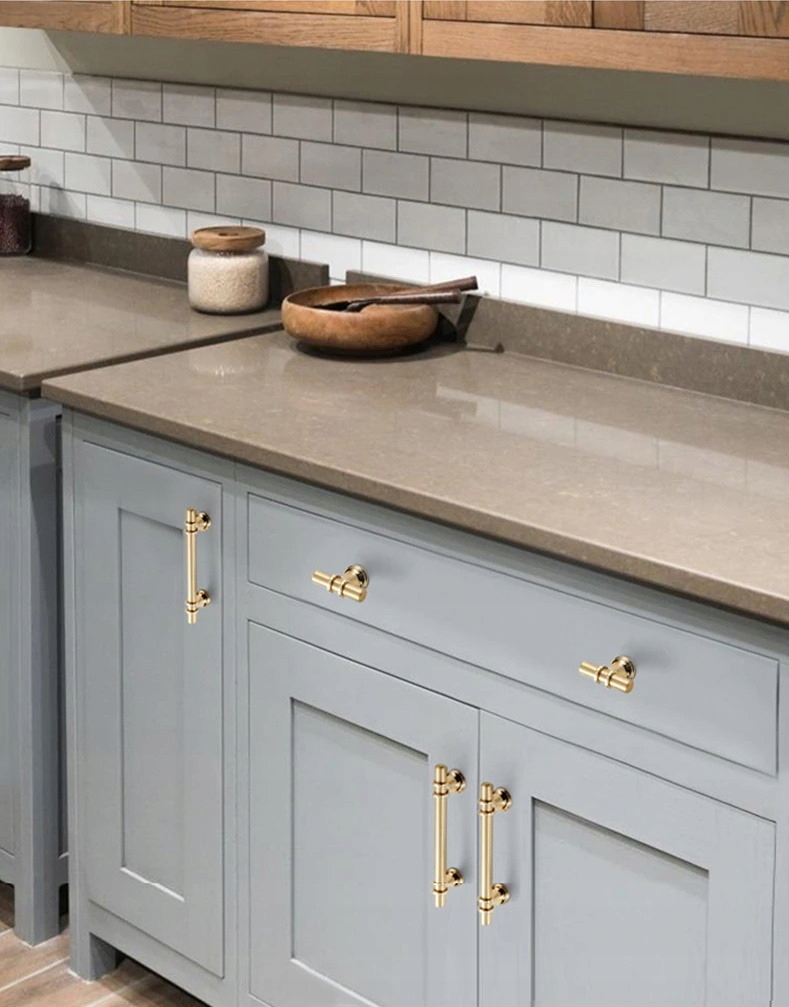 GAŁKA MEBLOWA RELINGOWA ZŁOTA GAŁKI DO MEBLI GAŁKI MEBLOWE APARINE T 50MM Kod producenta R625C