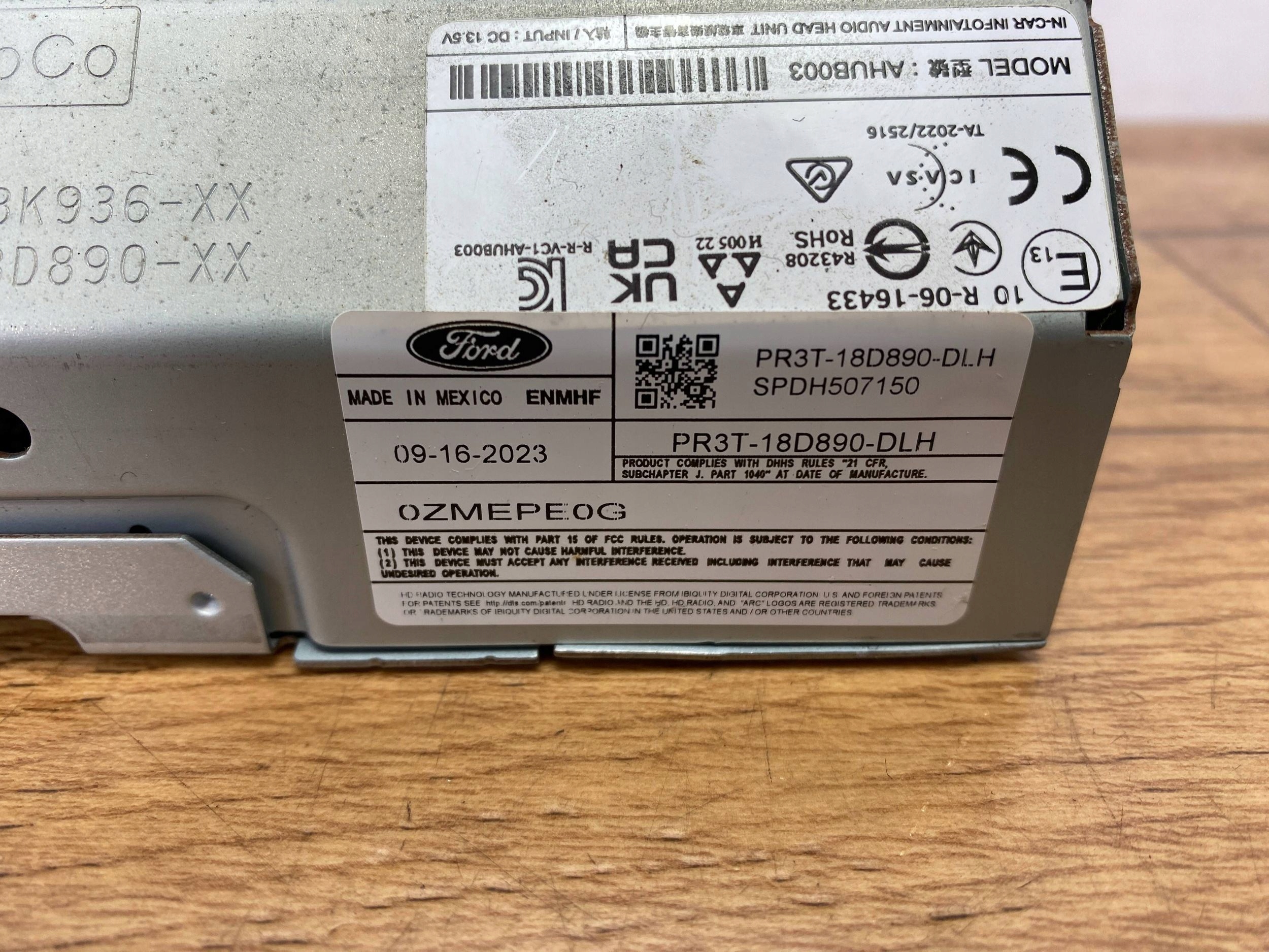 Radio control unit module navi Ford Mustang VII MK7 S650 2024+