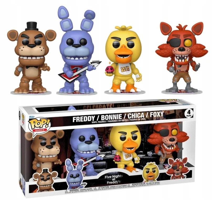 Funko Pop! Five Nights At Freddy's 4ks Foxy Freddy Chica Bonnie