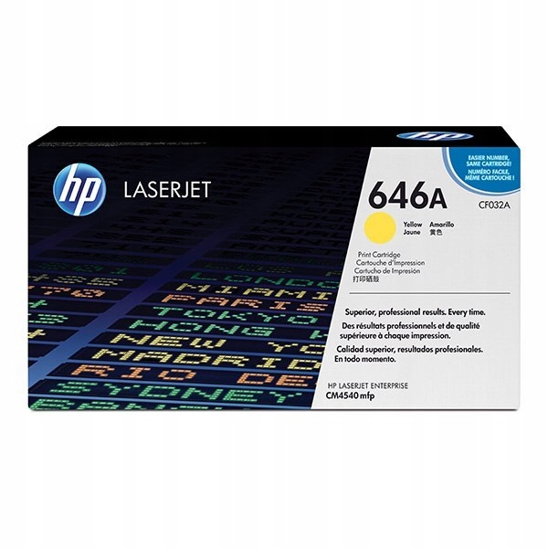 Originálny toner Hp 646A CF032A Yell pre Hp Color LaserJet Enterprise CM4540