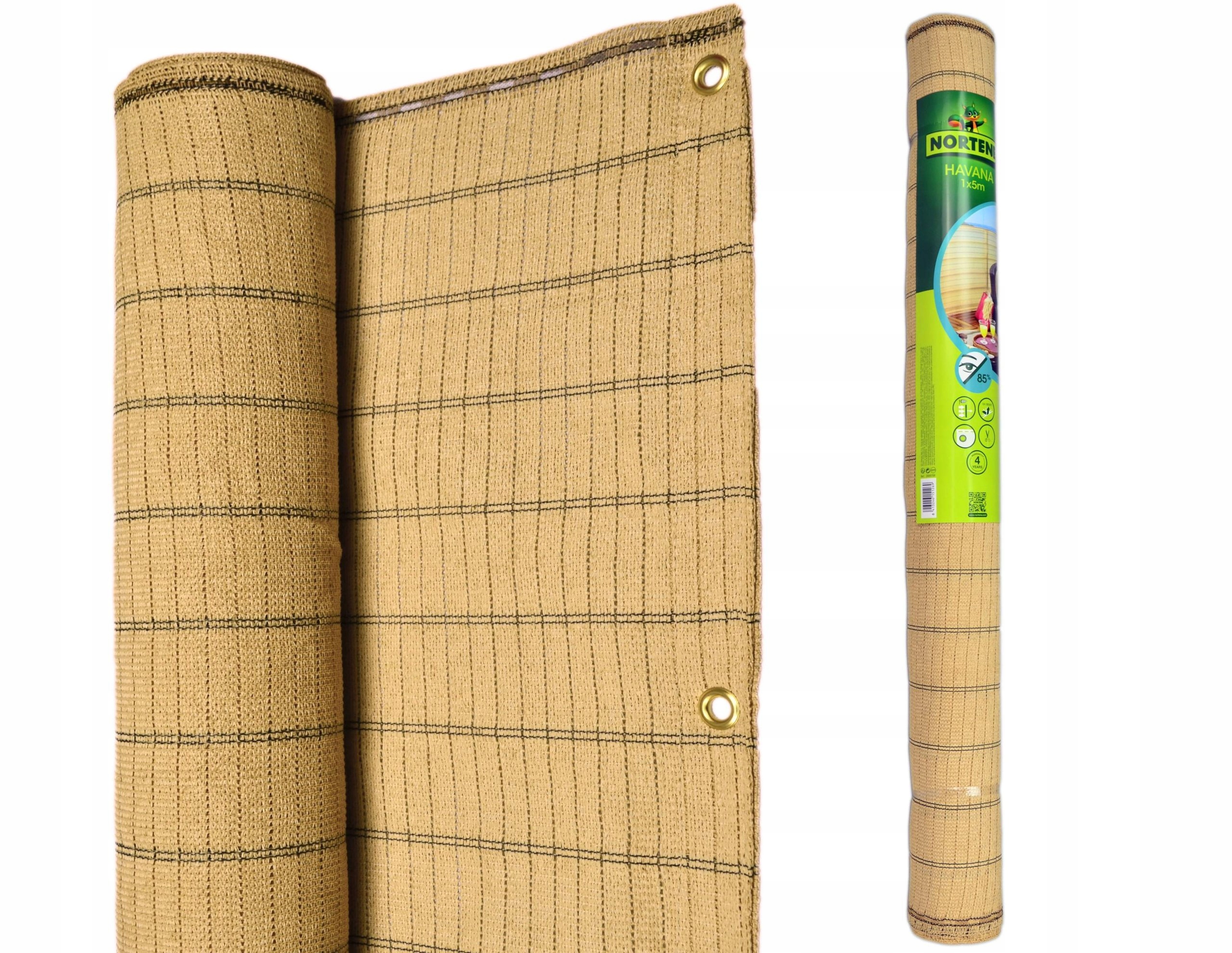 

Mata osłonowa na balkon tkana Havana 1x5m Beżowa