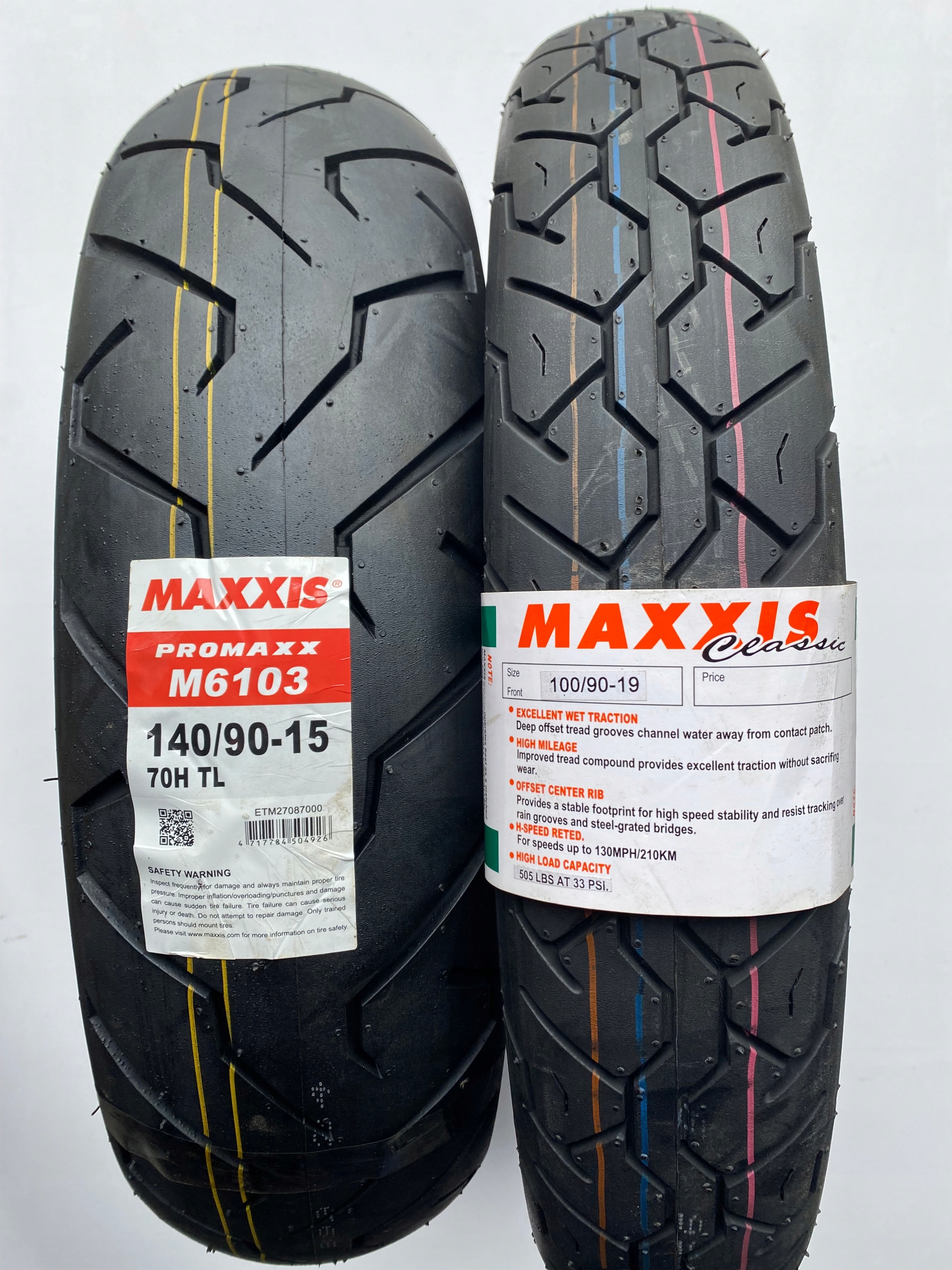 OPONY MAXXIS 140/90/15 100/90-19 Marka Maxxis
