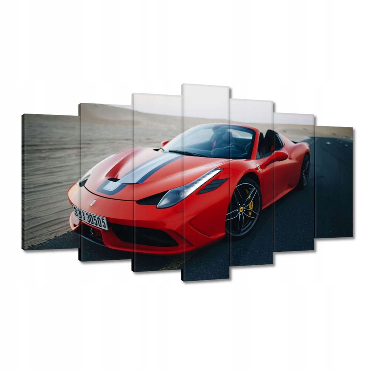 Obrazy 140x80 Sportovní auto Krajina