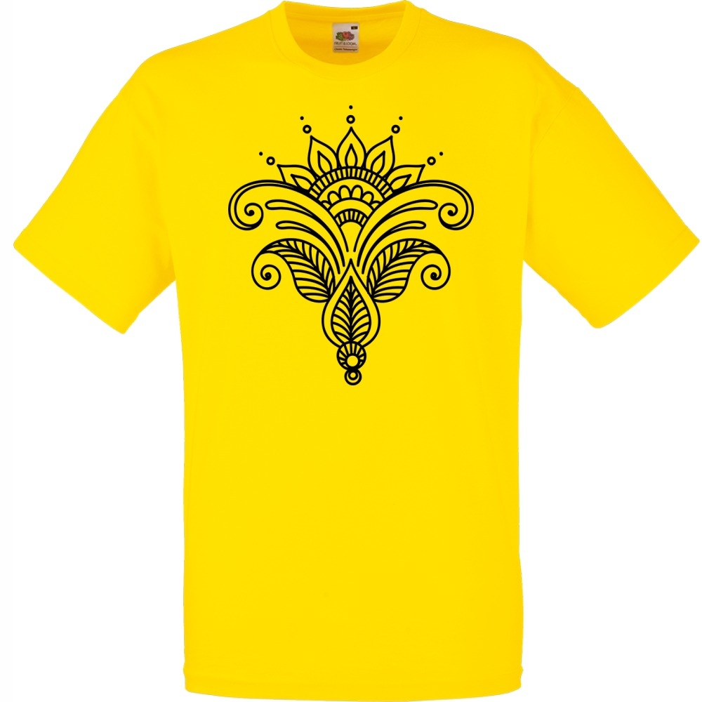 

Koszulka mandala symbol XXL żółta jaskrawa
