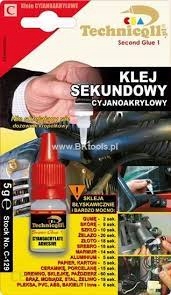 

Klej Sekundowy Cyjanoakrylowy 5g Technicqll