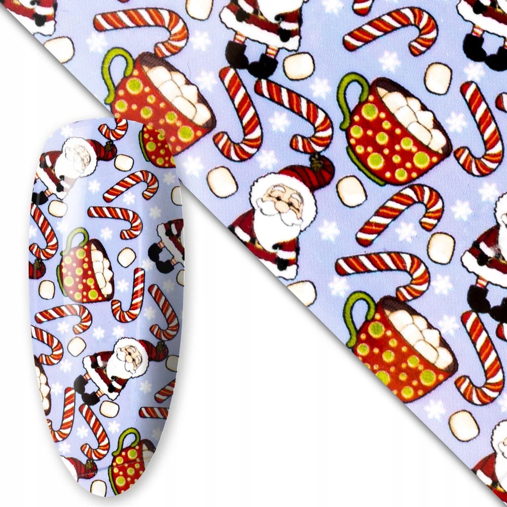 Folia transferowa zdobień paznokci świąteczna 11