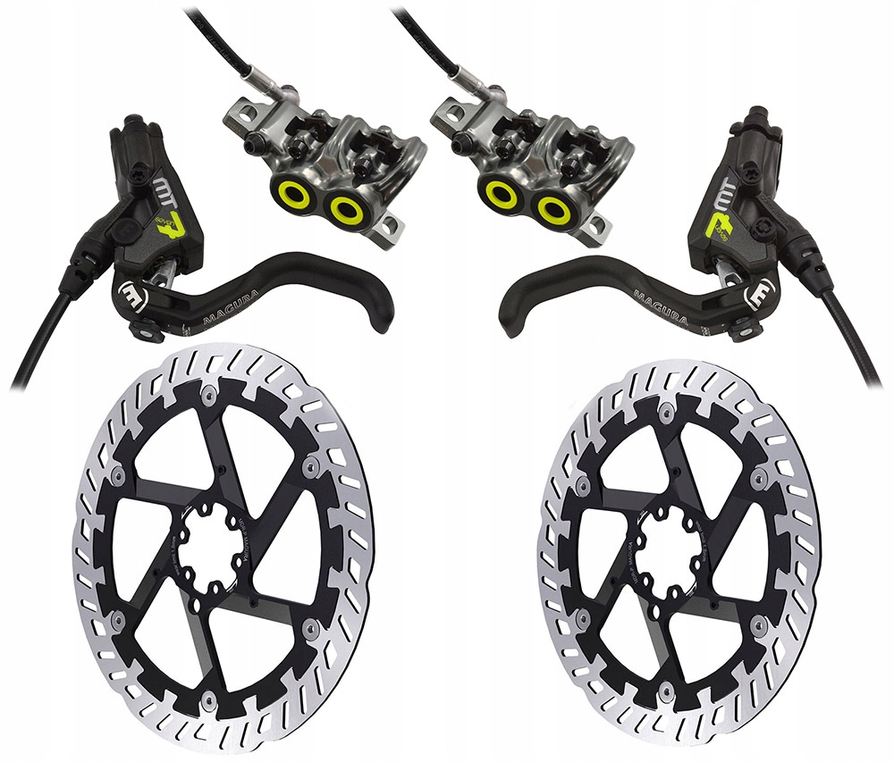 Brzdy na kolo Magura MT7 Pro sada Přední a Zadní kotouče 220/203 mm Originál