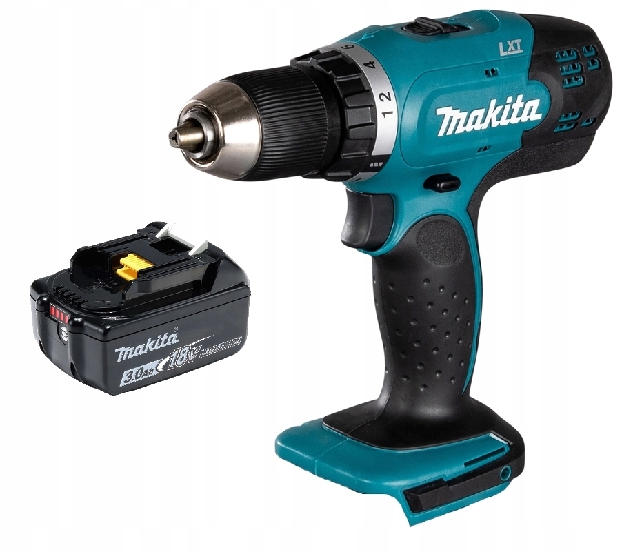 Makita Aku Wiertarko Wkrętarka Lxt 18V 42Nm 1x3Ah BL1830 DDF453Z