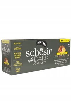 Levně Schesir Cat konz. After Dark Wholefood Variety 12x80g