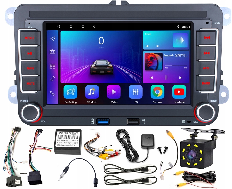 

Radio 7'' Android Seat Golf V VI 6 Vw Passat B6 B7