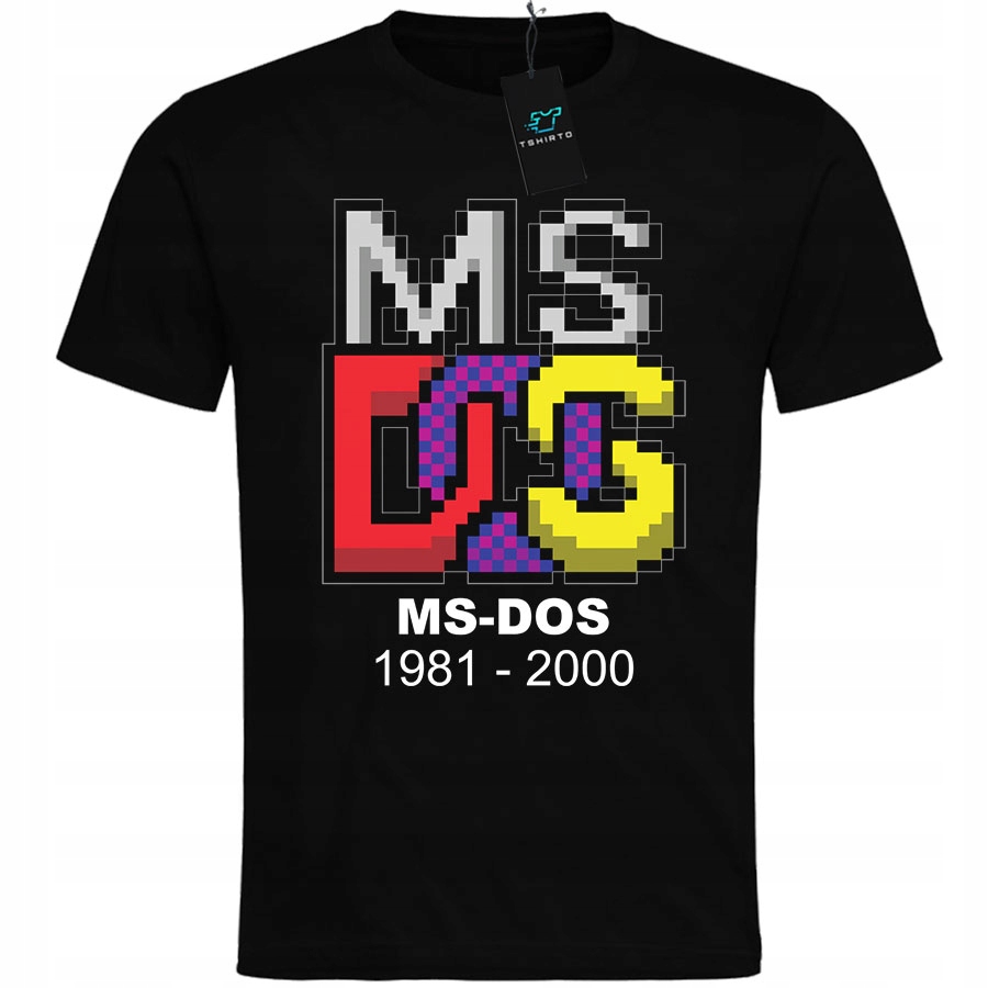 

Koszulka Ms Dos Dla Programisty Informatyka It M