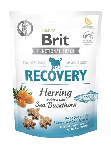 5x Brit Care Dog Functional Snack Recovery – sledě s rakytníkem 150 g