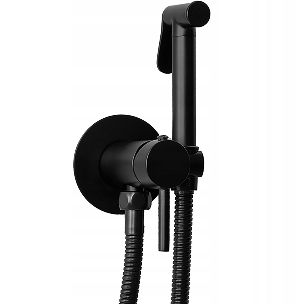 Podomítková bidetová baterie s regulací teploty vody Tepe Černá Matná