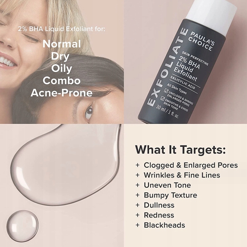 Paula's Choice 2% BHA 30 ml tonik złuszczający Marka inna marka