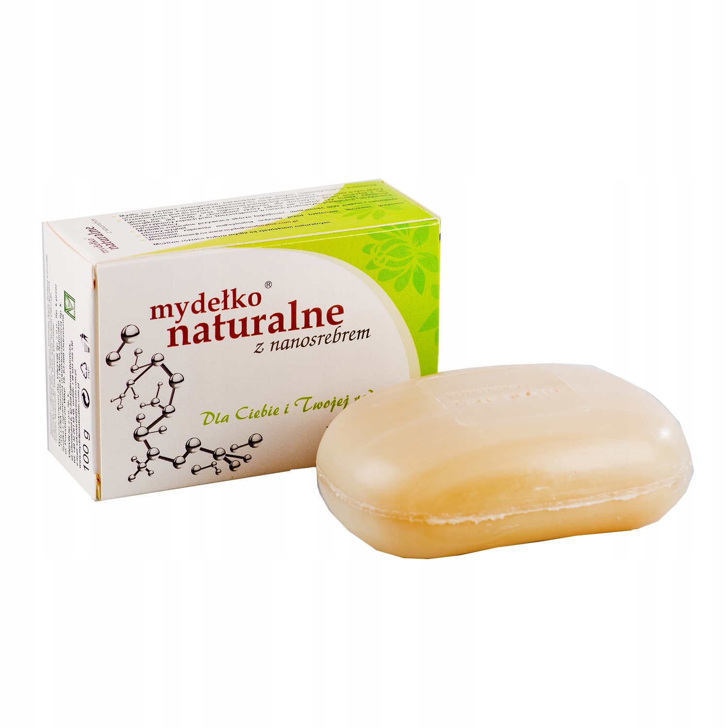 Mydełko naturalne w kostce z nanosrebrem 100 g
