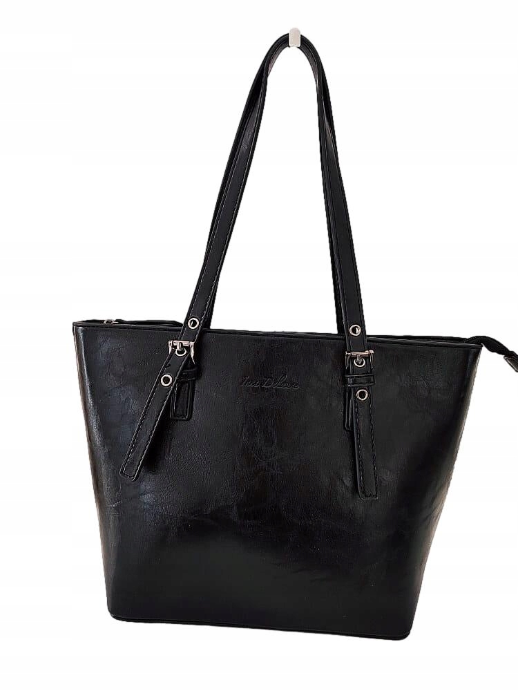 Ines Delaure kabelka mini shopperka přes rameno černá