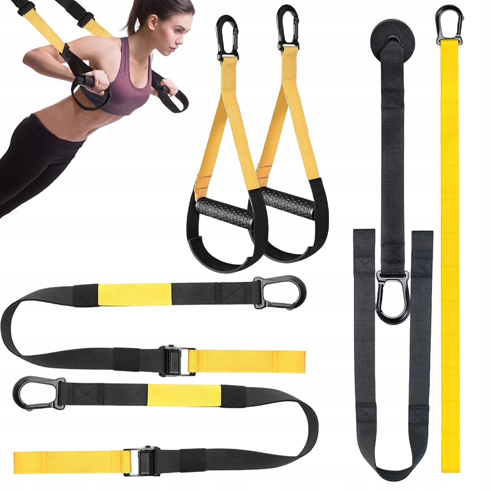 Pasy Do Ćwiczeń Zestaw Taśm Suspensyjnych Treningowych Trx Home Gym