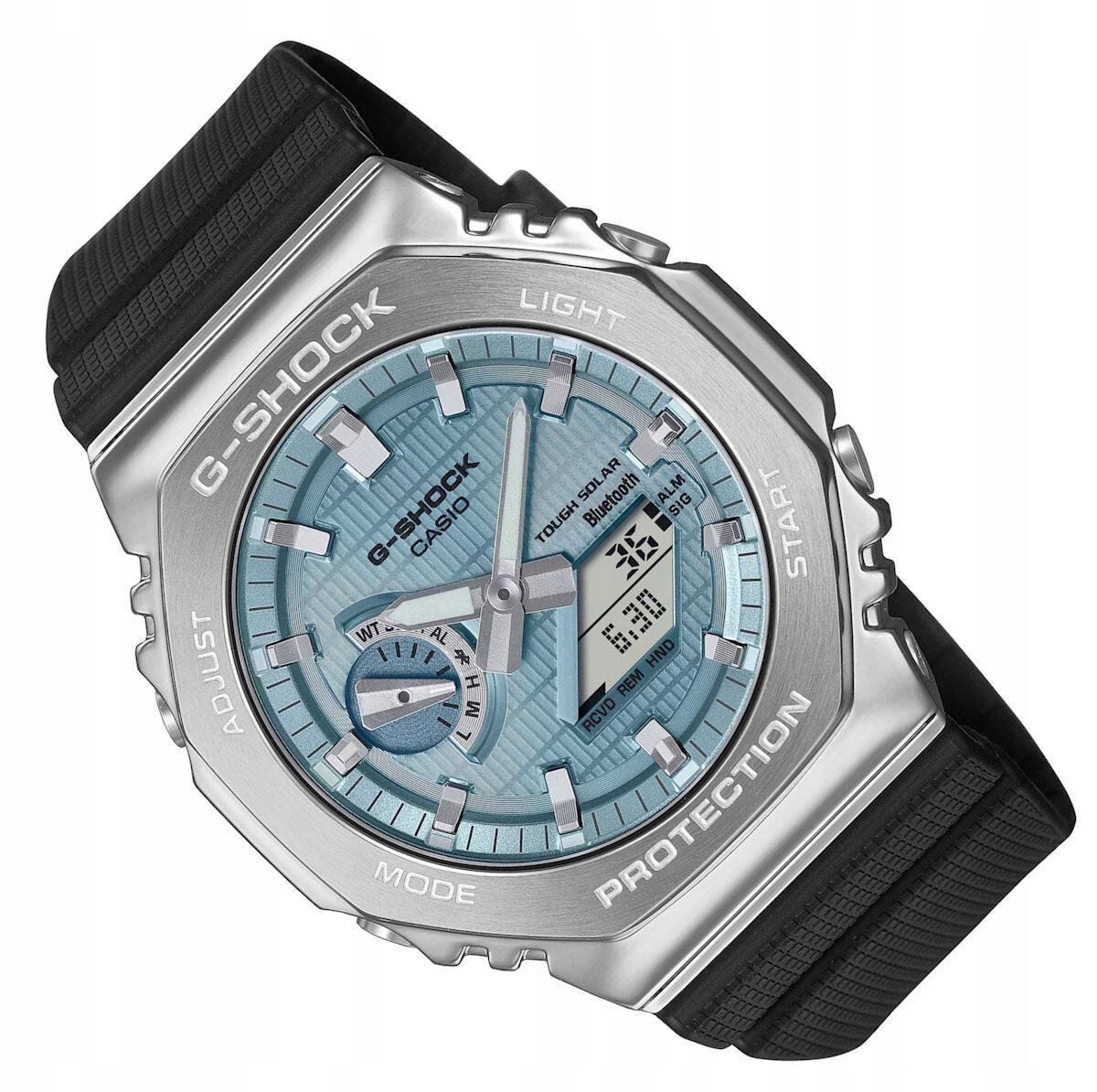 Hodinky Casio G-shock G-steel Bluetooth Solární Baterie GBM-2100A -1A2ER